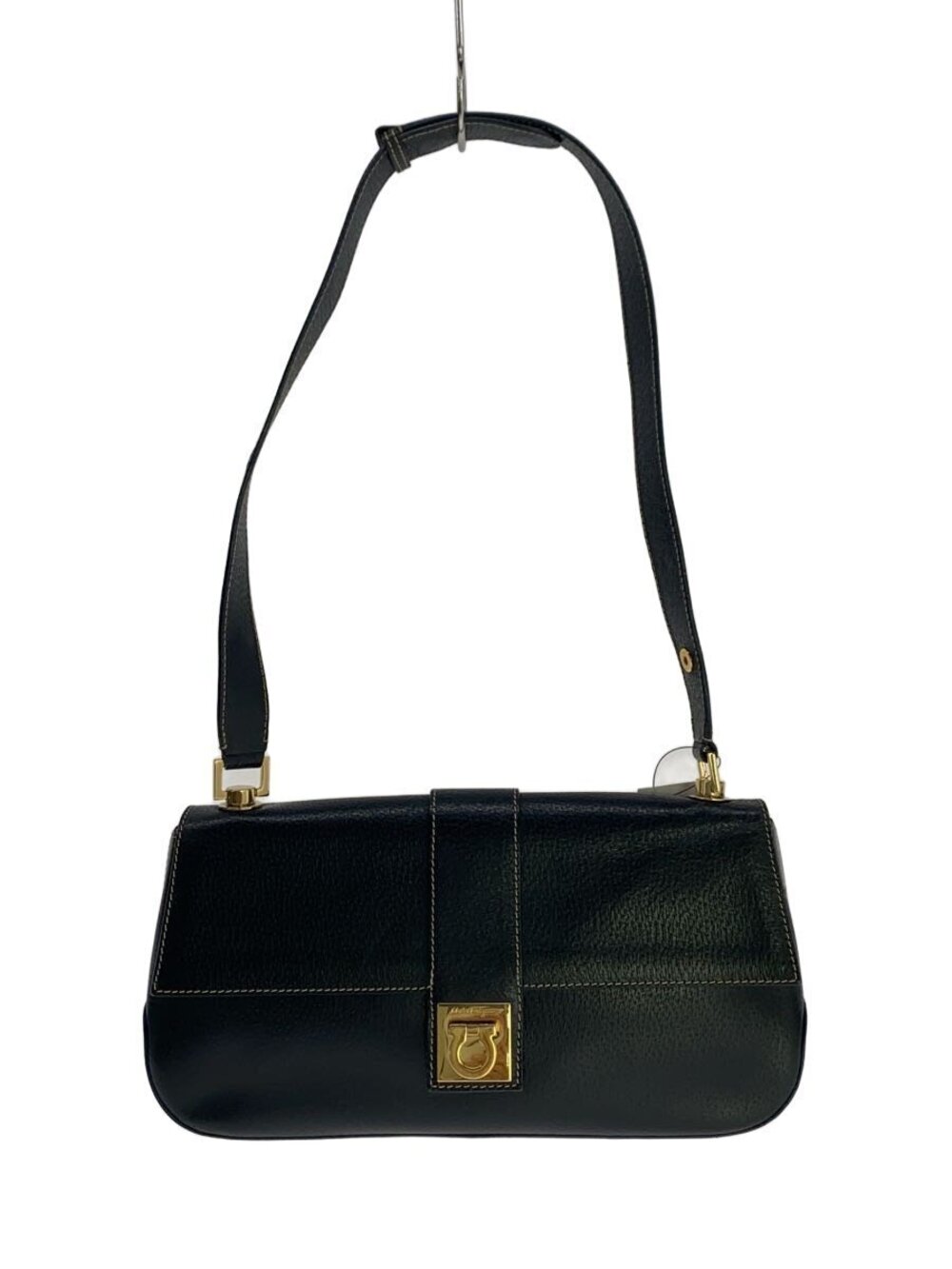 Salvatore Ferragamo Crossbody Bag Leather Black